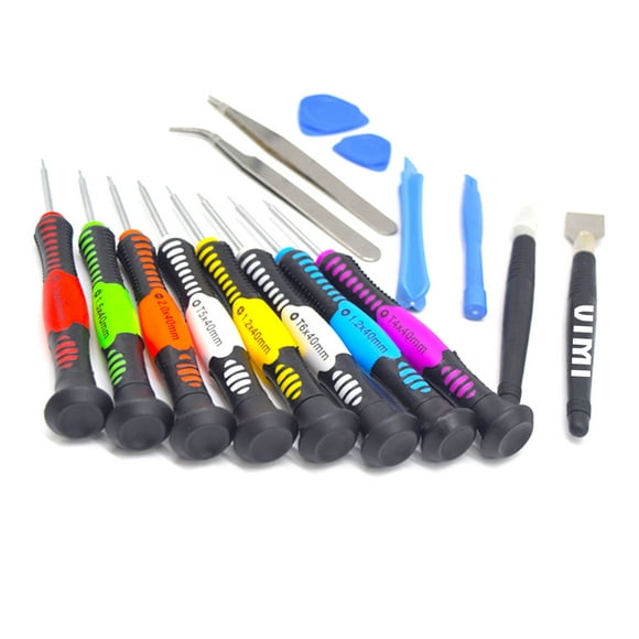 Kit 16 Piezas De Desarmadores Para Reparación Celulares Y Tabletas