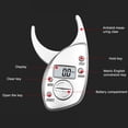 thumbnail image 4 of Digital Body Caliper for Home Use Skinfold Thickness Meter Accurate Body Measurement Tool Handheld Electronic Clip with Lcd Display for Fitness Measuring Tool,Digital Ruler,Tape Measure,Caliper,Laser, 4 of 7