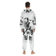 thumbnail image 7 of IAUYY Unisex Adult Onesie Pajamas Ultra-Soft Crystal-Soft Fabric, Halloween Adult Onesie Pajamas Adults,With a Zipper Plus Size Onesie Pajamas, A Owl Silhouette, 7 of 7