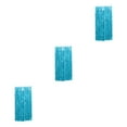 thumbnail image 2 of Decodeary Safe Foil Fringe Curtain Multiple Colors And Finger Tassels For Memorable Light Blue 3*1m 3Set, 2 of 6