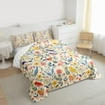 thumbnail image 3 of Castle Fairy Children Teens Adults Chic Floral Flowers Bedding Comforter Set 2pcs,Kawaii Colorful Birds Twin Comforter Sets Microfiber,Retro Vintage Aesthetic Breathable Bedding Set, 3 of 8