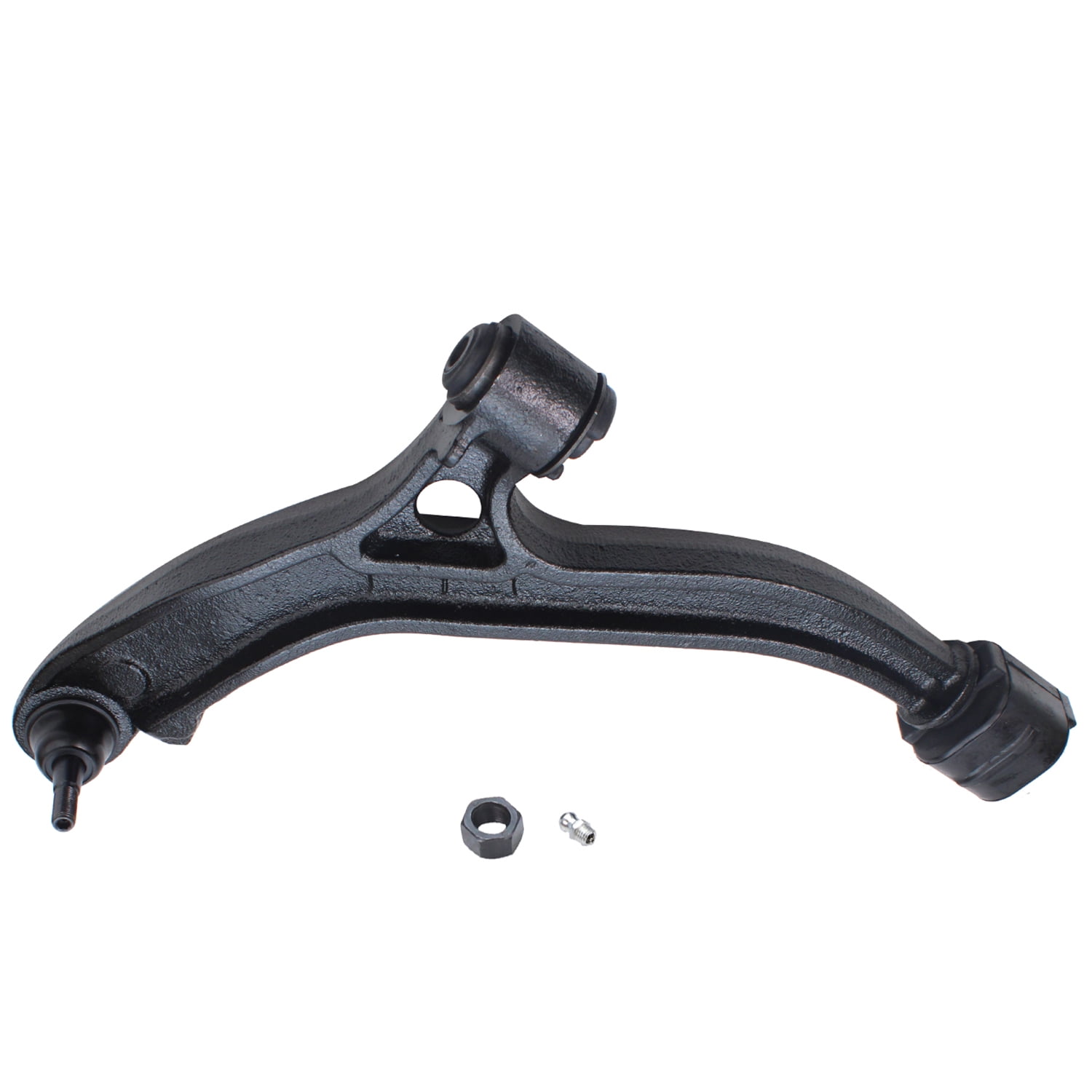 Detroit Axle - Front 2pc Set Lower Control Arms & Ball Joints Assembly for 2001-2007 Dodge Grand Caravan Chrysler Town & Country 2001-2003 Voyager 2002