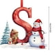 thumbnail image 3 of Adornos navideños, adornos navideños, regalos navideños, 26 letras, decoración para árbol de Navidad, adornos colgantes para árbol de Navidad, adornos navideños personalizados, decoración navideña, de, 3 of 5