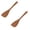 Angled Spatula, variant on 2 Pcs Wooden Spatulas Large Wooden Spoon Heavy Duty Stir Paddle Durable Spoon Hard Wood Long Spatula flipping and Wok Spatula for Brewing, Grill, Mixing, Stirring, 12.99"x3.15", Angled&Flat Spatula