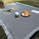 thumbnail image 1 of ZHAOCHENG Esterilla de picnic a prueba de humedad para tienda de campaña, mantel para acampar, tapete para césped, manta de hilo de punto bohemio, manta americana para acampar al aire libre, 1 of 5