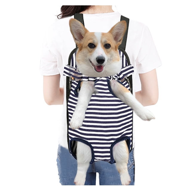 Pet Carriers Mochila para perros pequeños y medianos Gatos Frontpack Piernas