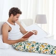 thumbnail image 5 of Bixox Men's Dinosaurs and Tropical Leaves Patterned Pajama Pants with Pockets Lounge Clothes for Home, 5 of 5