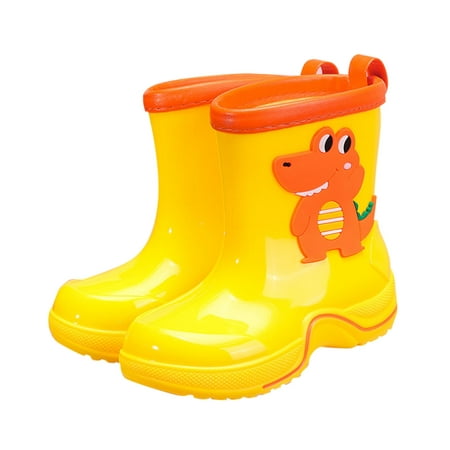 

Girls Boots Toddler Rain Boots Children s Rain Boots Soles Non Slip Light Comfortable Rain Shoes For School Students Toddler Boots Yellow 12
