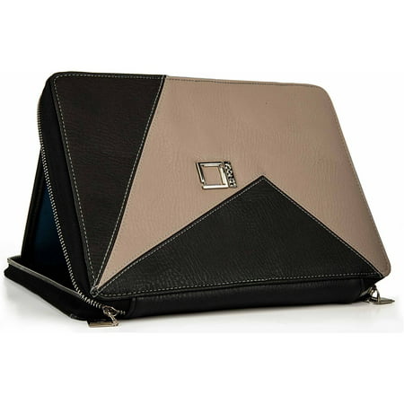 LENCCA Minky Premium Leatherette Universal Tablet Portfolio Case for 9
