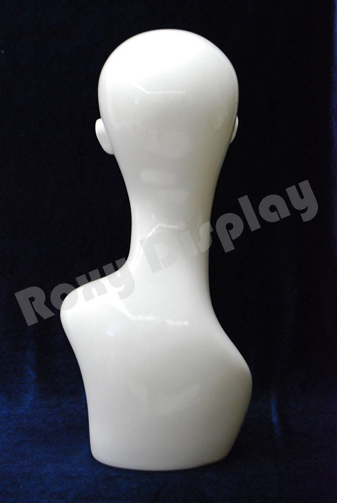 Half close eyes Female mannequin head plastic Display #TINAW-PS