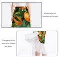 thumbnail image 2 of Tangerine Stylish Chiffon Summer Beach Dress for Women - Lightweight, Breathable, and for Sunny Days by the Shore, 2 of 6