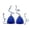 Blue_002, variant on UJNDER Bikini Tops for Women Casual Hand Crocheted Solid Color Bikini Top for Unique Beach Style Swim Tops Women Orange_001 L