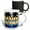 Multicolor, variant on 3drose, Honduras, Roatan. Infinity Pool Surrounded by Palm Trees at Sunset., 11oz Mug