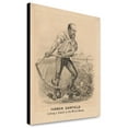 thumbnail image 1 of Canvas Print: Farmer Garfield: Cutting A Swath To The White House, 1880, 1 of 3