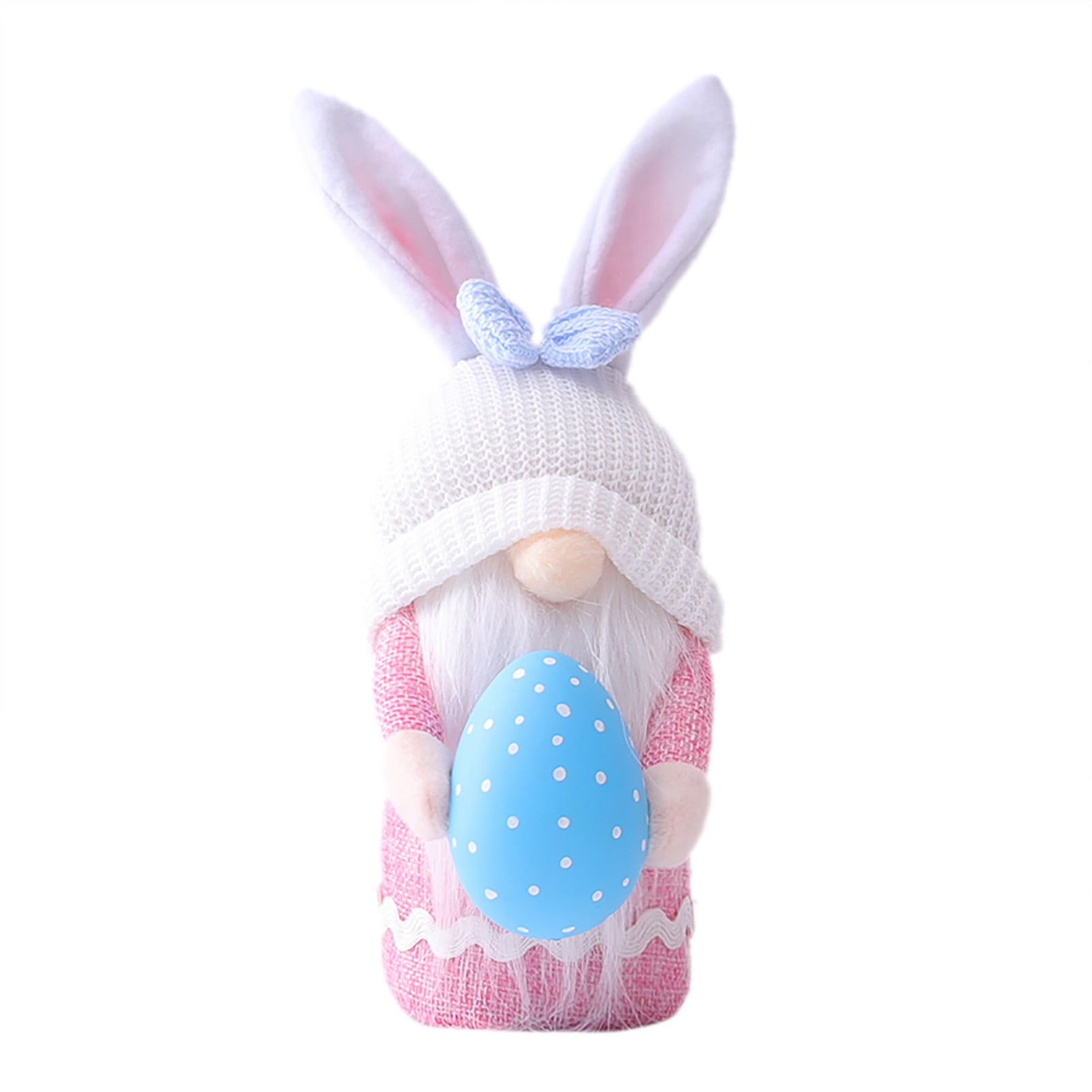 A Indie shop 1 Set Easter Eggs Bunny with Basket Resin Home Decor 