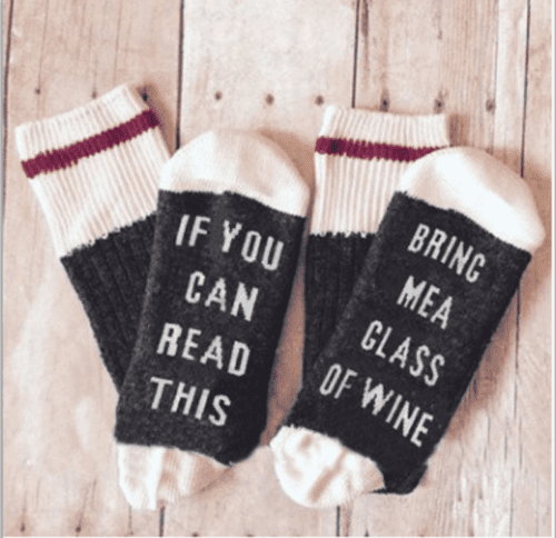 If You Can Read This Bring Mama Some Wine Socks Soft and Cozy
