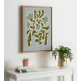 thumbnail image 5 of Kate and Laurel Sylvie Expressive Abstract House Plant Playful Blue Framed Canvas Wall Art by The Creative Bunch Studio, 18x24 Natural, Modern Abstract Greenery for Contemporary Floral Art, 5 of 6
