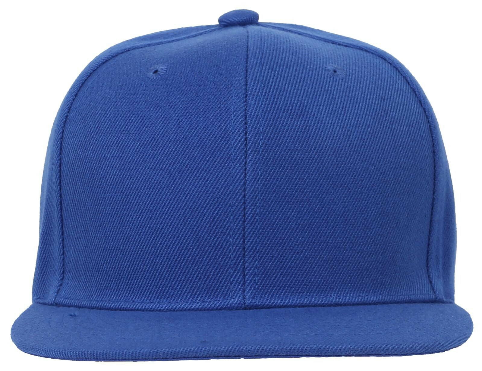Classic Snapback Baseball Cap Plain Blank Snap Back Hat Flat Bill Hat Camo Mint 7fc050 Royal