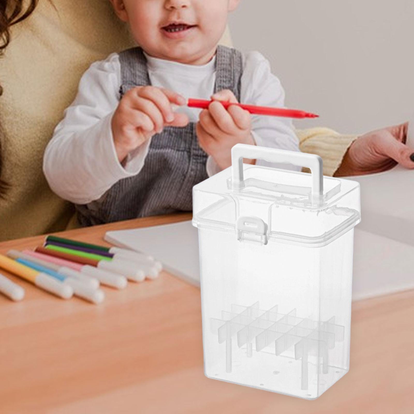 Marker Organizer Holder Carrying Case Storage Container Sturdy PP Material for Paint Sketch Markers Travel
