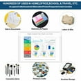 thumbnail image 3 of 10pcs A4 Plastic File Folder, A4 Document Folder, Clear Plastic Document Folders with Snap Button for School Office Supplies Homework A4 Envelope, 3 of 5