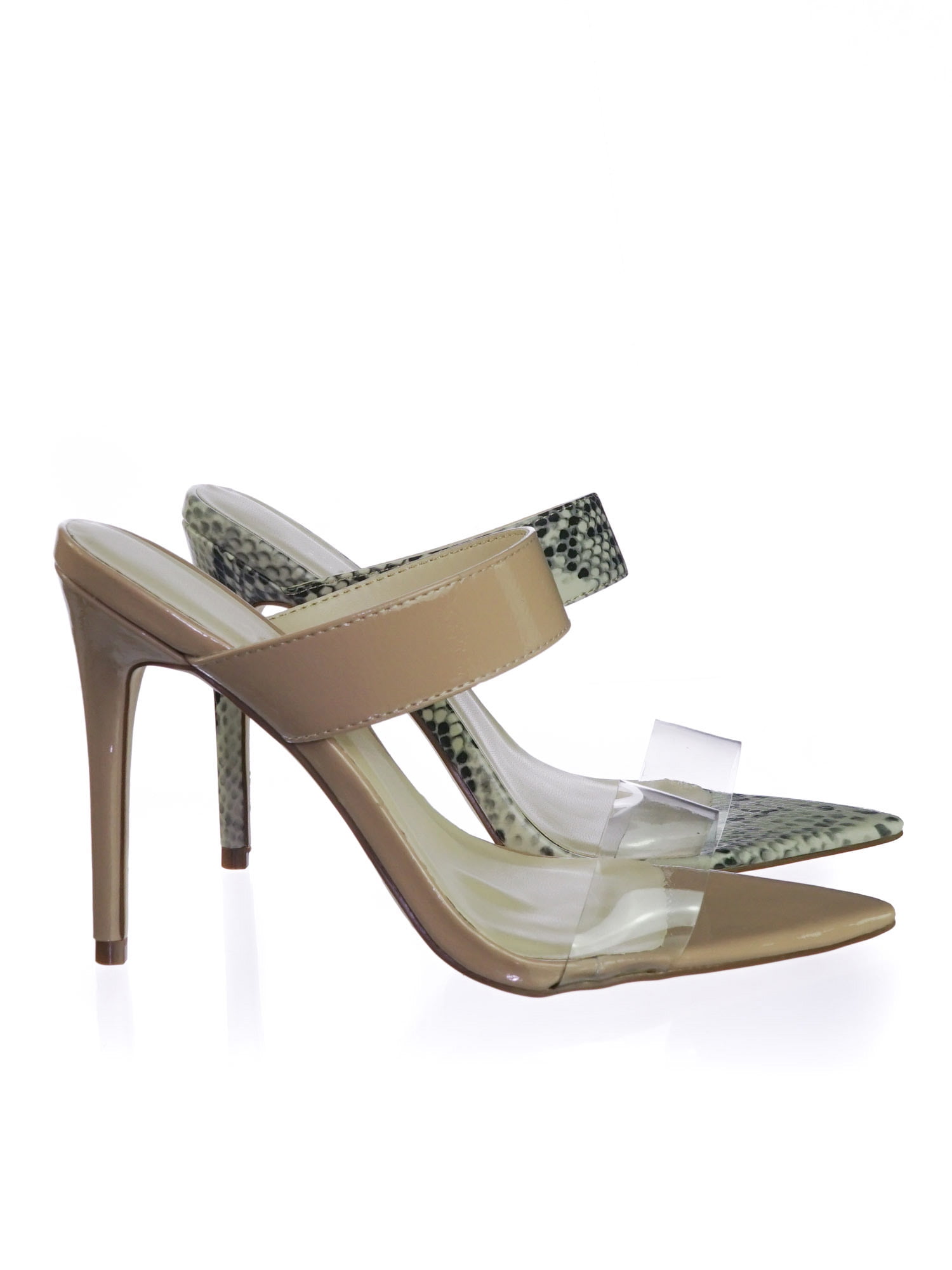 anne michelle clear pumps