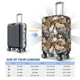 thumbnail image 6 of Haiem Cut Cats Luggage Cover Printed Suitcase Covers for Luggage Elastic Washable Suitcase Protector Fits 18-32 Inch Luggage-Large, 6 of 9