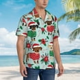 thumbnail image 5 of Cute Christmas Dachshunds Hawaiian Shirts For Men, Summer Short-Sleeve Relaxed-Fit Button-Down Shirts Medium, 5 of 9
