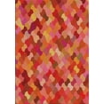 thumbnail image 1 of Ahgly Company Machine Washable Indoor Rectangle Transitional Ferrari Red Area Rugs, 7' x 9', 1 of 7