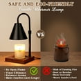 thumbnail image 4 of Funistree Candle Warmer Lamp with Timer,Adjustable Height- Electric Top Down Melter with 50W Dimmable-GU10 Bulb for All Jar Candles, Wax Warmer Gift for Women, Living Room Bedroom, 4 of 8