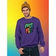 thumbnail image 2 of Proud To Be Myself. Sweatshirt Men -Smartprints Designs, Male x-Large, 2 of 4