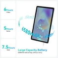 thumbnail image 6 of Blackview 10 inch Tablet 6GB/128GB 1920x1200 Android Tablets 5G Wifi Tablet Computer, Tab 7 Pro Gray, 6 of 7