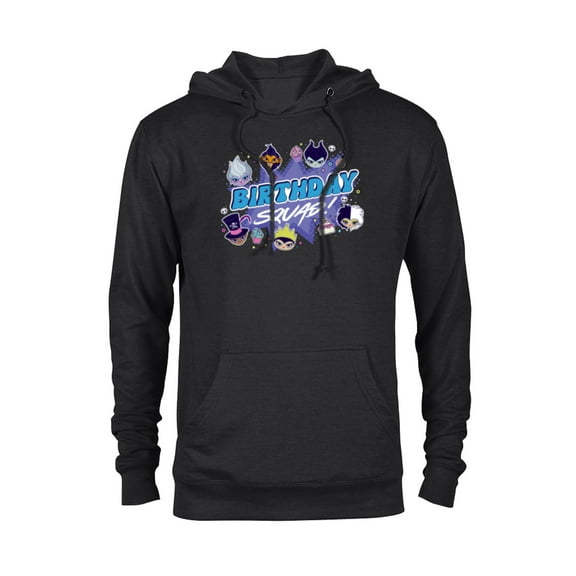Disney Villains Cute Evil Family Friends Crew Birthday Squad - Pullover Hoodie for Adults - Customized-Black