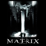 Juniors The Matrix Cityscape Poster Graphic Tee Black Large