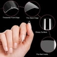 thumbnail image 2 of TSV 480pcs Soft Gel X False Nail Tips, Pre-Shaped Square and Medium Almond Nail Tips, 12 Sizes, 2 of 6
