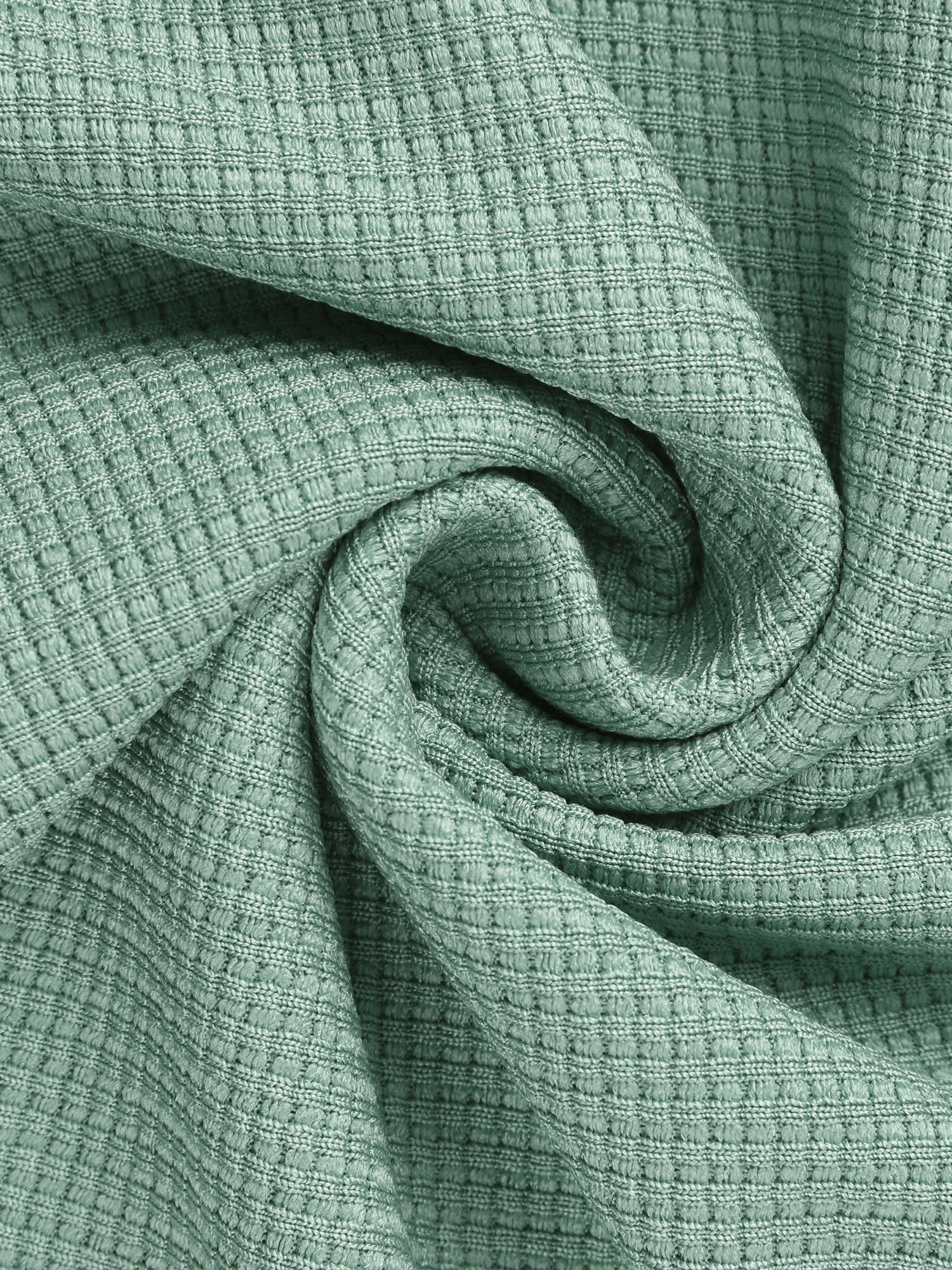 DARING DIVA Sleeveless Summer Waffle Knit Pajamas Tank Top M Light Green