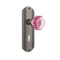 thumbnail image 6 of Nostalgic Warehouse Decwap_Psg_234_Kh Deco Solid Brass Rose Passage Door Knob Set - Chrome, 6 of 7