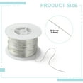 thumbnail image 3 of 500gs Round Copper Jewelry Wire Long-Lasting Plated Silver color Plated 20 Gauge 0.8mm about 360.89 Feet(110m)/500g, 3 of 6