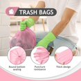 thumbnail image 3 of RYTHGF-2 Gallon 180 Counts Strong Trash Bags Garbage Bags, Bathroom Trash Can Bin Liners, Plastic Bags for home office kitchen, Pink, 3 of 4