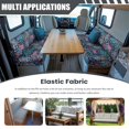 thumbnail image 3 of Qpednta Blue Paisley Print RV Cushion Covers 2 Pack Replacement Couch Cushion Slipcovers Sofa Furniture Protectors Essential Interior Camper Accessories, 3 of 7