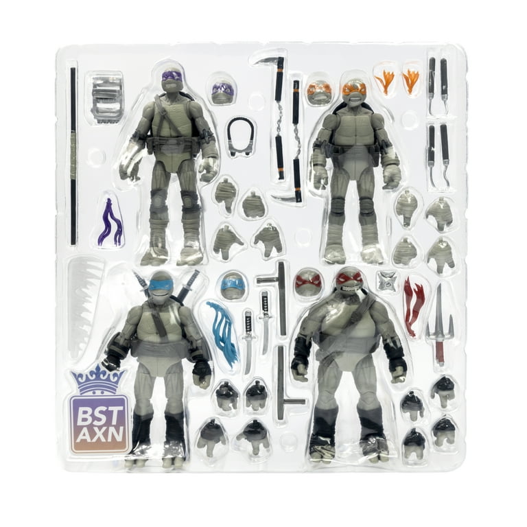 TMNT Multipack Deluxe Box Assortment BST AXN B&W 4-pack - Walmart.com