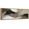 thumbnail image 4 of IDEA4WALL Extra Large Framed Canvas Print Wall Art Watercolor Abstract Earth Tones Artwork Nature Vintage Pastel Fine Art Decorative Relax/Calm for Rooms Decor - 60"x20", 4 of 5