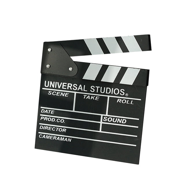 TV Movie Action Board Solid Film Partition English Letter Film Board Useful TV Movie Board Props Field Record Board Photography Shop Photo Creative Decorations