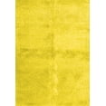 thumbnail image 1 of Ahgly Company Machine Washable Indoor Rectangle Abstract Yellow Contemporary Area Rugs, 2' x 3', 1 of 4