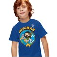 thumbnail image 2 of Aquaman and the Lost Kingdom Chibi Aquaman Unisex Youth T Shirt, 2 of 5
