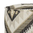 thumbnail image 3 of Safavieh Linda Pouf en Blanc, 3 of 5
