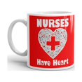 thumbnail image 2 of Nurses Have Heart Graduation Coffee Tea Ceramic Mug Office Work Cup Gift, 2 of 3