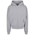 thumbnail image 1 of Build Your Brand - Sudadera con Cremallera para Hombre (Gris Jaspeado) Build Your Brand UTRW8517_heathergrey, 1 of 3