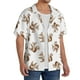 thumbnail image 2 of Fotbe Retro Squirrel Camisa Estampada de Manga Corta para Hombre, Casual de Verano, Estilo Playero, Sin Arrugas-3X-Large, 2 of 5