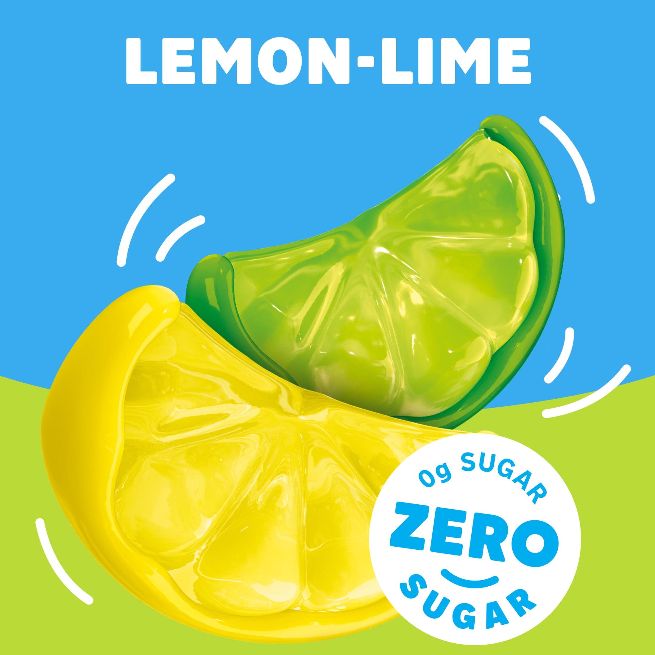 Jell-O Lemon-Lime Artificially Flavored Zero Sugar Ready-to-Eat Gelatin Snack Cups, 4 ct Cups
