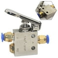 thumbnail image 4 of Bgsha TAC2-31P Pneumatic Valve 2 Position 3 Way Mechanical Valve With 6mm Connector, 4 of 10